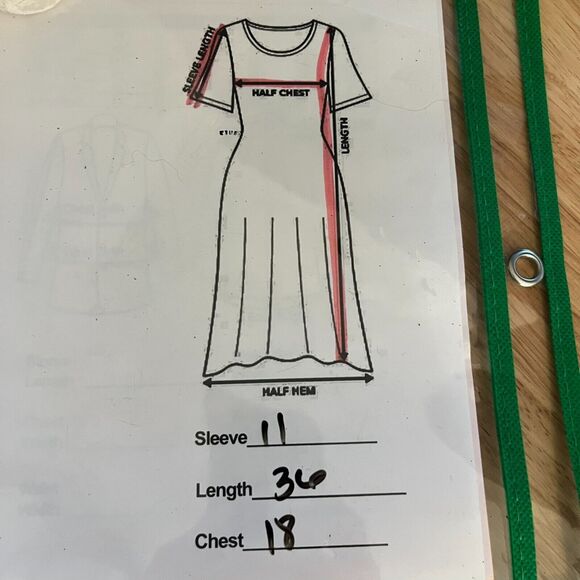 Piper & Scoot Shirt Dress Sz SM Caffeine Brown Stipe With Pockets Cotton - Picture 7 of 7